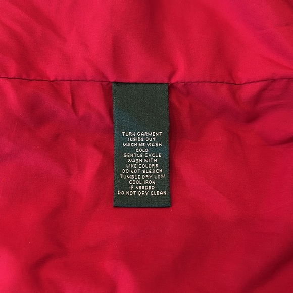 Ralph Lauren lightweight quilted vest black red zipper outdoors women’s size 3XL - Picture 6 of 6